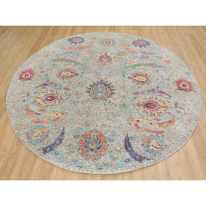 Round Oriental Rug, Carpets, Handmade, Montana USA.