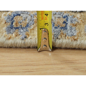 2'1"x3' Cypress Tree Design Silk With Textured Wool Hand Knotted Oriental Rug FWR349062