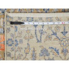 Load image into Gallery viewer, 2&#39;1&quot;x3&#39; Cypress Tree Design Silk With Textured Wool Hand Knotted Oriental Rug FWR349062
