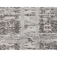Load image into Gallery viewer, 2&#39;4&quot;x8&#39; Gray Hand Spun Undyed Natural Wool Modern Runner Hand Knotted Oriental Rug FWR349368