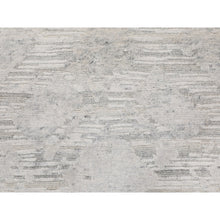 Load image into Gallery viewer, 6&#39;x6&#39; Ivory Hand Spun Undyed Natural Wool Modern Round Hand Knotted Oriental Rug FWR349428