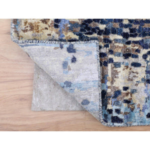 Blue Oriental Rug, Carpets, Handmade, Montana USA.
