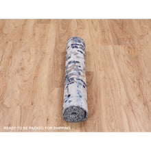 Load image into Gallery viewer, Blue Oriental Rug, Carpets, Handmade, Montana USA.