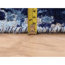 Load image into Gallery viewer, Blue Oriental Rug, Carpets, Handmade, Montana USA.