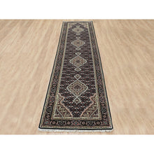 Load image into Gallery viewer, Black Oriental Rug, Carpets, Handmade, Montana USA.