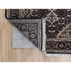 Black Oriental Rug, Carpets, Handmade, Montana USA.