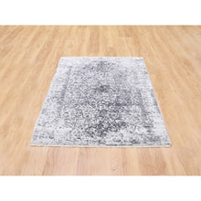 Load image into Gallery viewer, 3&#39;x5&#39; Broken Persian Design Wool and Pure Silk Hand Knotted Oriental Rug FWR350046