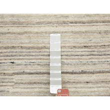 Load image into Gallery viewer, 8&#39;x8&#39; Beige Hand Loomed Organic Wool Modern Round Oriental Rug FWR350094