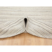 Load image into Gallery viewer, 8&#39;x8&#39; Beige Hand Loomed Organic Wool Modern Oriental Rug FWR350100