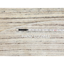 Load image into Gallery viewer, 6&#39;x6&#39; Beige Hand Loomed Organic Wool Modern Round Oriental Rug FWR350118