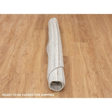 Load image into Gallery viewer, 6&#39;x6&#39; Beige Hand Loomed Organic Wool Modern Round Oriental Rug FWR350124