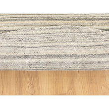 Load image into Gallery viewer, 10&#39;2&quot;x10&#39;2&quot; Round Beige Hand Loomed Natural Wool Plain Modern Oriental Rug FWR350268