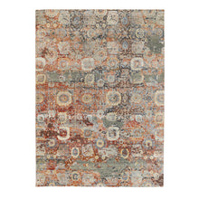 Load image into Gallery viewer, 9&#39;x12&#39; Erased Persian Tabriz Design Hand Knotted Wool and Silk Oriental Rug FWR351234