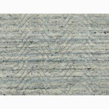Load image into Gallery viewer, 2&#39;6&quot;x11&#39;10&quot; Seafoam Green Variegated Textured Design Hand Loomed Pure Wool Modern Runner Oriental Rug FWR351426
