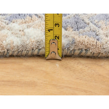 Load image into Gallery viewer, 2&#39;x3&#39;1&quot; Gray Mosaic Design Wool and Pure Silk Hand Knotted Modern Oriental Rug FWR351816