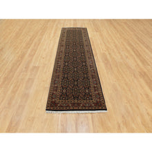 Load image into Gallery viewer, Navy Oriental Rug, Carpets, Handmade, Montana USA.