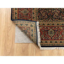 Load image into Gallery viewer, Navy Oriental Rug, Carpets, Handmade, Montana USA.