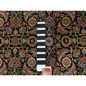 Navy Oriental Rug, Carpets, Handmade, Montana USA.