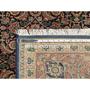 Navy Oriental Rug, Carpets, Handmade, Montana USA.