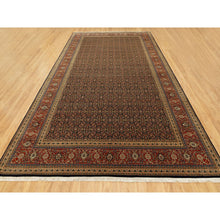 Load image into Gallery viewer, 9&#39;5&quot;x16&#39;1&quot; Herati Fish Design Gallery Size Long and Narrow 250 KPSI Hand Knotted Dense Weave Wool Oriental Rug FWR351888