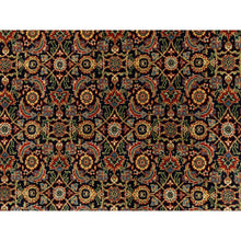 Load image into Gallery viewer, 9&#39;5&quot;x16&#39;1&quot; Herati Fish Design Gallery Size Long and Narrow 250 KPSI Hand Knotted Dense Weave Wool Oriental Rug FWR351888