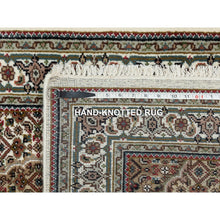 Load image into Gallery viewer, 3&#39;1&quot;x5&#39;5&quot; Wool Ivory Hand Knotted Fish Design Tabriz Mahi Oriental Rug FWR352248