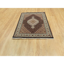 Load image into Gallery viewer, Black Oriental Rug, Carpets, Handmade, Montana USA.
