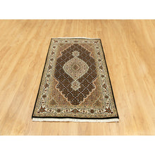 Load image into Gallery viewer, Black Oriental Rug, Carpets, Handmade, Montana USA.
