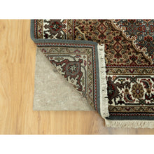 Load image into Gallery viewer, 4&#39;1&quot;x6&#39; Grey Hand Knotted Wool Tabriz Mahi Fish Design Oriental Rug FWR352836