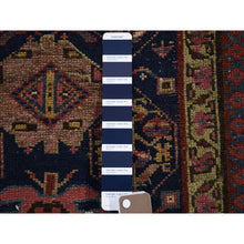 Load image into Gallery viewer, 3&#39;x18&#39;8&quot; Navy Blue Antique Persian Kurdish Bijar Even Wear XL Runner Pure Wool Hand Knotted Oriental Rug FWR354036