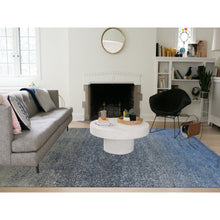 Load image into Gallery viewer, 9&#39;x12&#39; Pure Silk and Wool Dissipating Design Hand Knotted Oriental Rug FWR354042