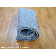 Load image into Gallery viewer, 9&#39;x12&#39; Pure Silk and Wool Dissipating Design Hand Knotted Oriental Rug FWR354042