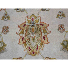 Load image into Gallery viewer, 8&#39;x10&#39; Hand Knotted Half Wool And Half Silk Rajasthan Thick And Plush Oriental Rug FWR354054