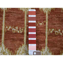 Load image into Gallery viewer, 6&#39;x9&#39; Ikat Uzbek Design Pure Wool Hand Knotted Oriental Rug FWR354660