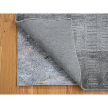 Load image into Gallery viewer, 2&#39;x3&#39; Bamboo Silk Modern Tone on Tone Hand Loomed Oriental Rug FWR354810