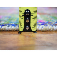 Load image into Gallery viewer, 5&#39;x6&#39;10&quot; Colorful Jewellery Design Sari Silk With Textured Wool Hand Knotted Oriental Rug FWR354912