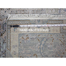 Load image into Gallery viewer, 3&#39;x5&#39;2&quot; Silk With Textured Wool Mughal Design Hand Knotted Oriental Rug FWR354978