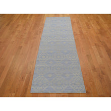 Load image into Gallery viewer, 2&#39;8&quot;x7&#39;10&quot; Pure Wool Reversible Kilim Flat Weave Hand Woven Oriental Rug FWR355068