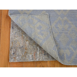 2'8"x7'10" Pure Wool Reversible Kilim Flat Weave Hand Woven Oriental Rug FWR355068
