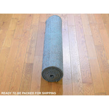 Load image into Gallery viewer, 2&#39;8&quot;x11&#39;9&quot; Broken Design Runner Wool And Silk Hand Knotted Oriental Rug FWR355308