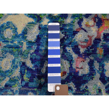 Load image into Gallery viewer, 9&#39;x12&#39; THE PEACOCK, Sari Silk Colorful Hand Knotted Oriental Rug FWR355512