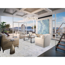Load image into Gallery viewer, 12&#39;x15&#39;1&quot; THE PASTEL COLLECTION, Oversized Silk With Textured Wool Hand Knotted Oriental Rug FWR355572