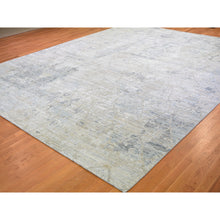 Load image into Gallery viewer, 12&#39;x15&#39;1&quot; THE PASTEL COLLECTION, Oversized Silk With Textured Wool Hand Knotted Oriental Rug FWR355572