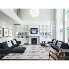 Load image into Gallery viewer, 11&#39;10&quot;x15&#39;2&quot; DIMENSIONAL CURTAINS Gray Oversized Silk With Textured Wool Hand Knotted Oriental Rug FWR355608