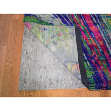 Load image into Gallery viewer, 11&#39;7&quot;x14&#39;5&quot; THE LAVA, Oversized Colorful Sari Silk With Textured Wool Hand Knotted Oriental Rug FWR355620