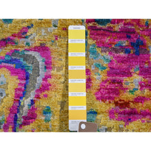 Load image into Gallery viewer, 11&#39;7&quot;x14&#39;5&quot; THE LAVA, Oversized Colorful Sari Silk With Textured Wool Hand Knotted Oriental Rug FWR355620