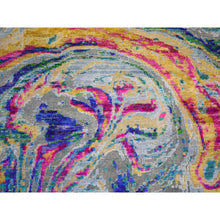 Load image into Gallery viewer, 11&#39;7&quot;x14&#39;5&quot; THE LAVA, Oversized Colorful Sari Silk With Textured Wool Hand Knotted Oriental Rug FWR355620