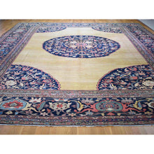 Load image into Gallery viewer, 16&#39;3&quot;x19&#39;10&quot; Yellow Oversized Antique Persian Sultanabad Clean, Even Wear, Hand Knotted Oriental Rug FWR355716
