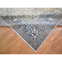 Load image into Gallery viewer, 13&#39;7&quot;x23&#39; Cream Color Oversized Antique Soft Colors Persian Khorasan Even Wear Hand Knotted Oriental Rug FWR355830