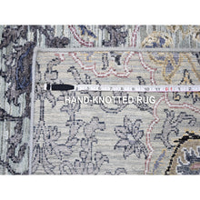 Load image into Gallery viewer, 3&#39;x5&#39;3&quot; THE MAHARAJA, Hand Knotted Pure Silk with Textured Wool Exemplar Oriental Rug FWR356922